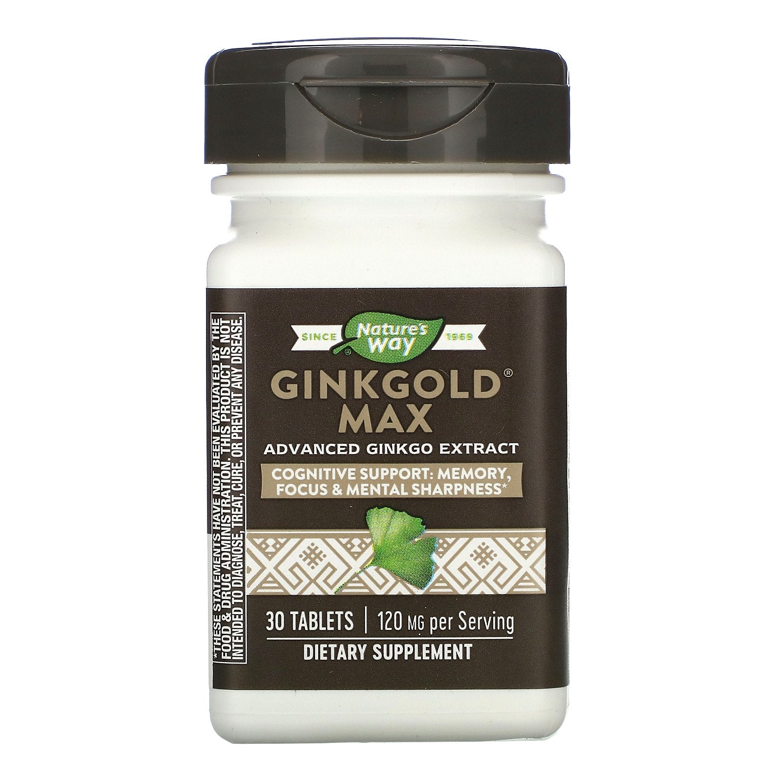 Nature’s Way, Ginkgold Max 120mg, 30 Tablets UPC 033674152508 | HiLife Vitamins